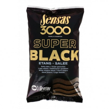 Amorce Sensas 3000 Dark Étang Salée - 1 kg