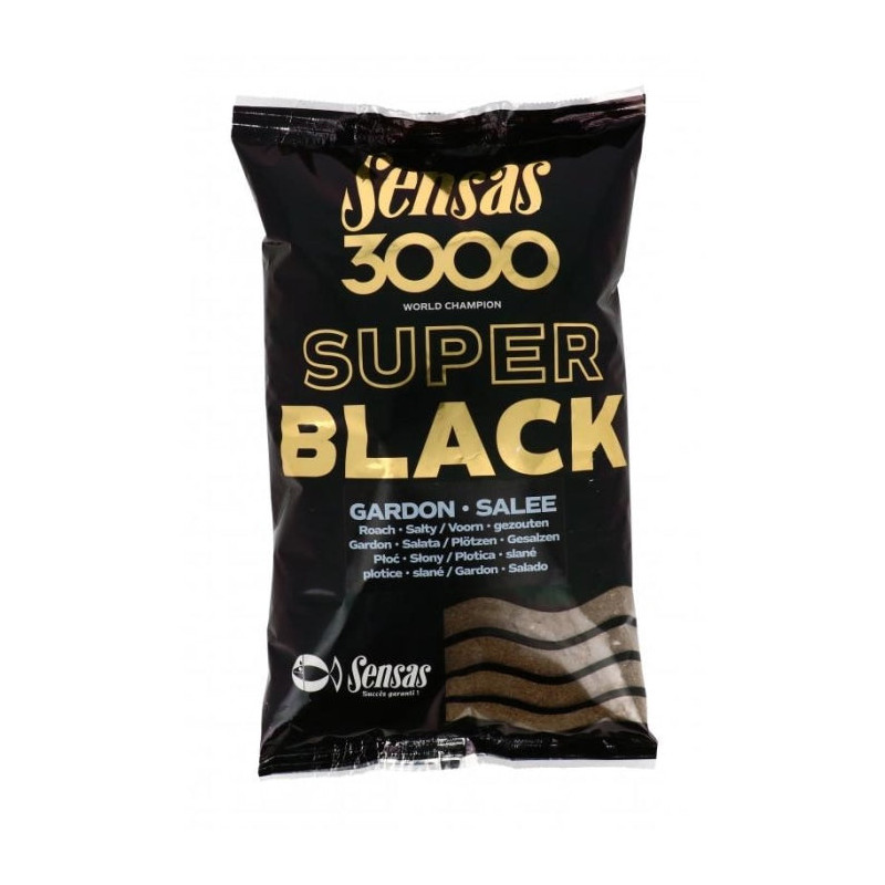 Amorce Sensas 3000 Dark gardons Salée - 1 kg