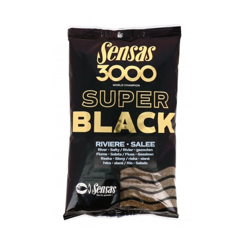 Amorce Sensas 3000 Dark River Salée - 1 kg