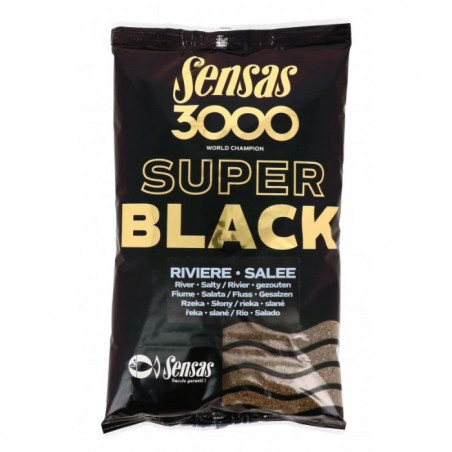 Amorce Sensas 3000 Dark River Salée - 1 kg