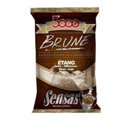 Amorce Sensas 3000 Étang Brune - 1 kg