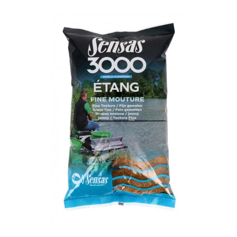 Amorce Sensas 3000 Etang Fine Mouture - 1 kg
