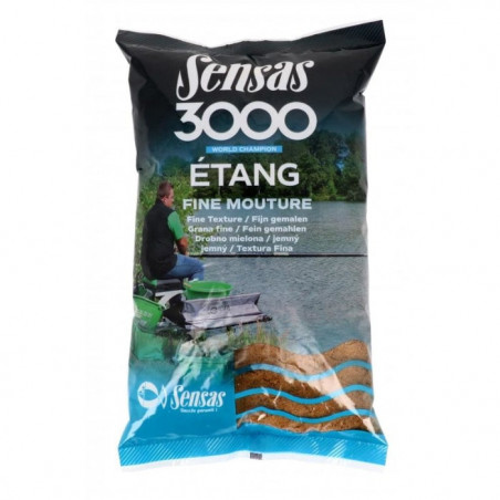 Amorce Sensas 3000 Etang Fine Mouture - 1 kg