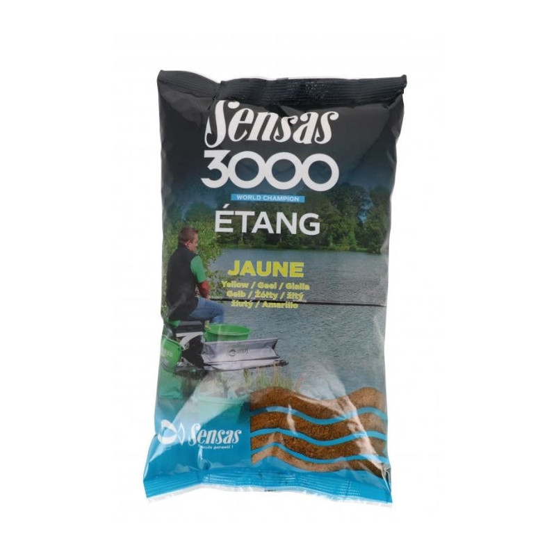 Amorce Sensas 3000 Étang Jaune - 1 kg