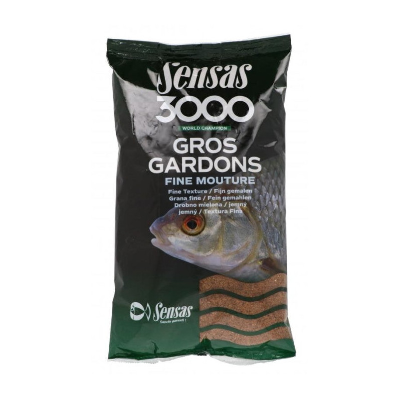 Amorce Sensas 3000 Gros Gardons Fine Mouture