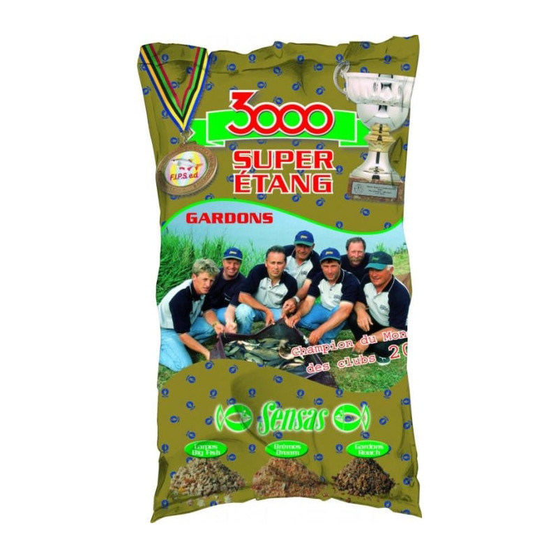 Amorce Sensas 3000 Super Étang - 1 kg