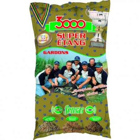 Amorce Sensas 3000 Super Étang - 1 kg