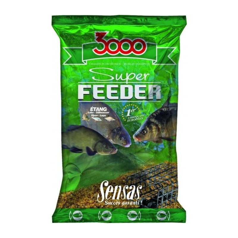 Amorce Sensas 3000 Super Feeder Etang - 1 kg