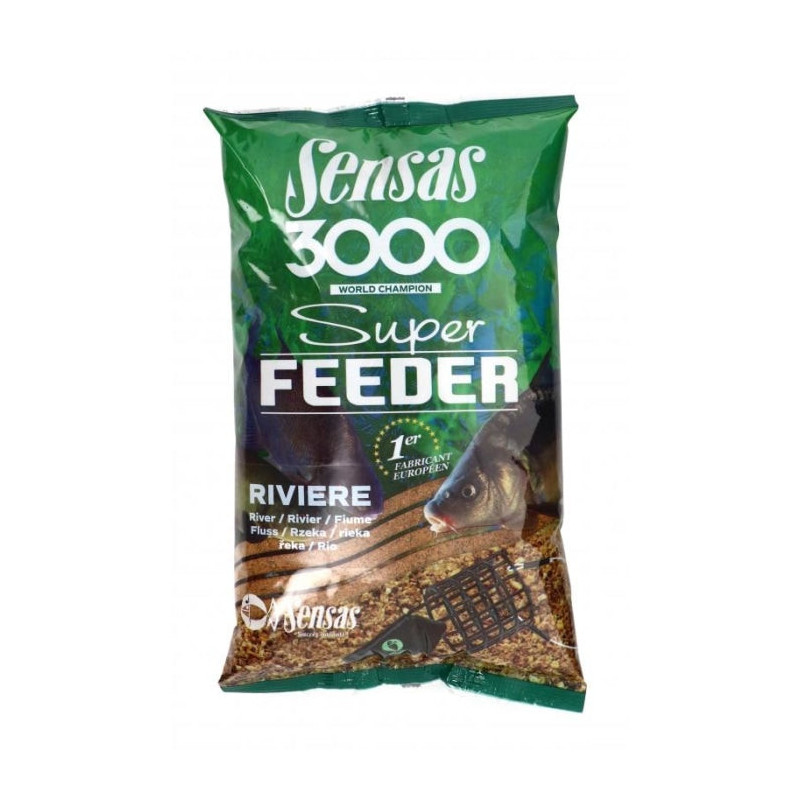 Amorce Sensas 3000 Super Feeder River - 1 kg
