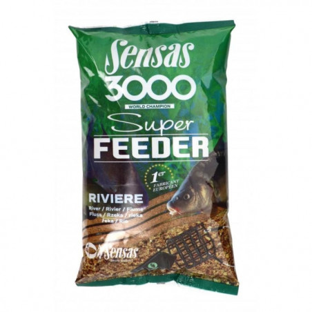 Amorce Sensas 3000 Super Feeder River - 1 kg