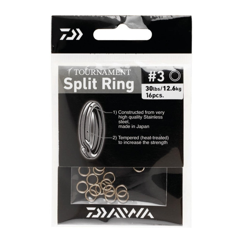 Anneaux brisés Daiwa Tournament Split Ring