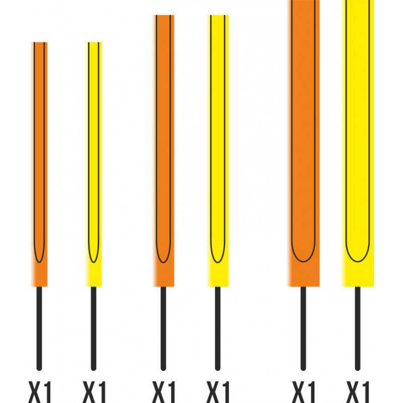 Antennes Garbolino insert court plastique - Par 6