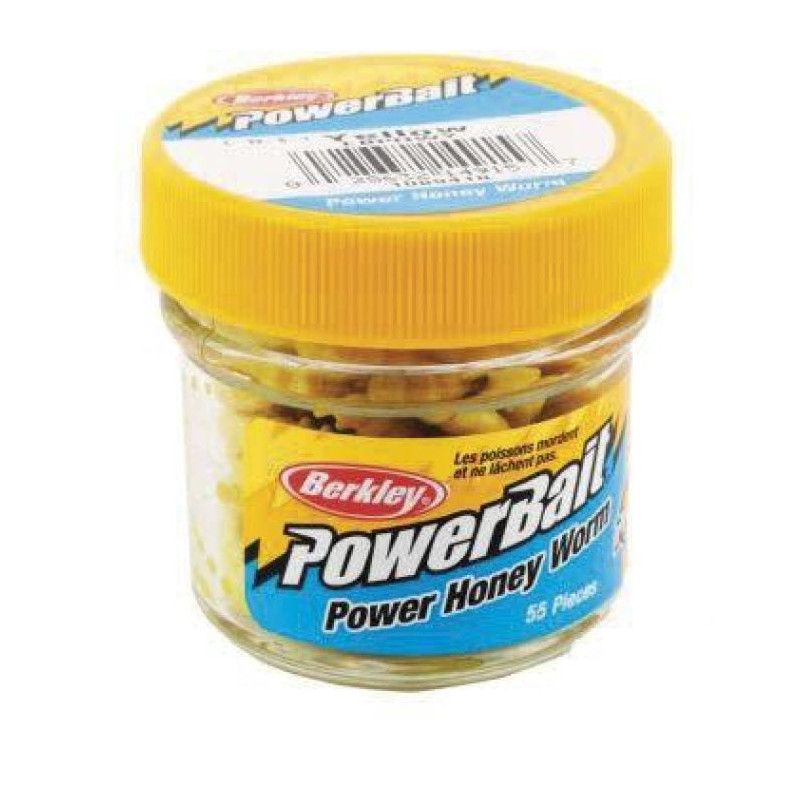 Appât Berkley PowerBait Honey Worm - Par 25