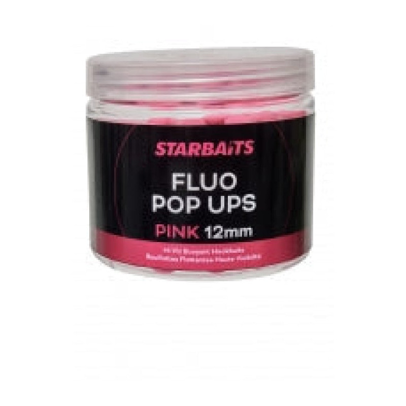 Appât Fluo Pop Ups Pink 12mm - Starbaits - 70gr
