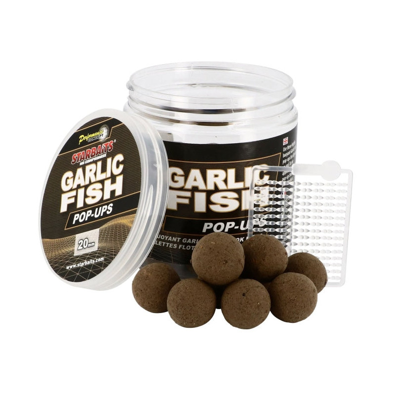 Appât PC Garlic Fish Pop Up 20mm - Starbaits - 80gr
