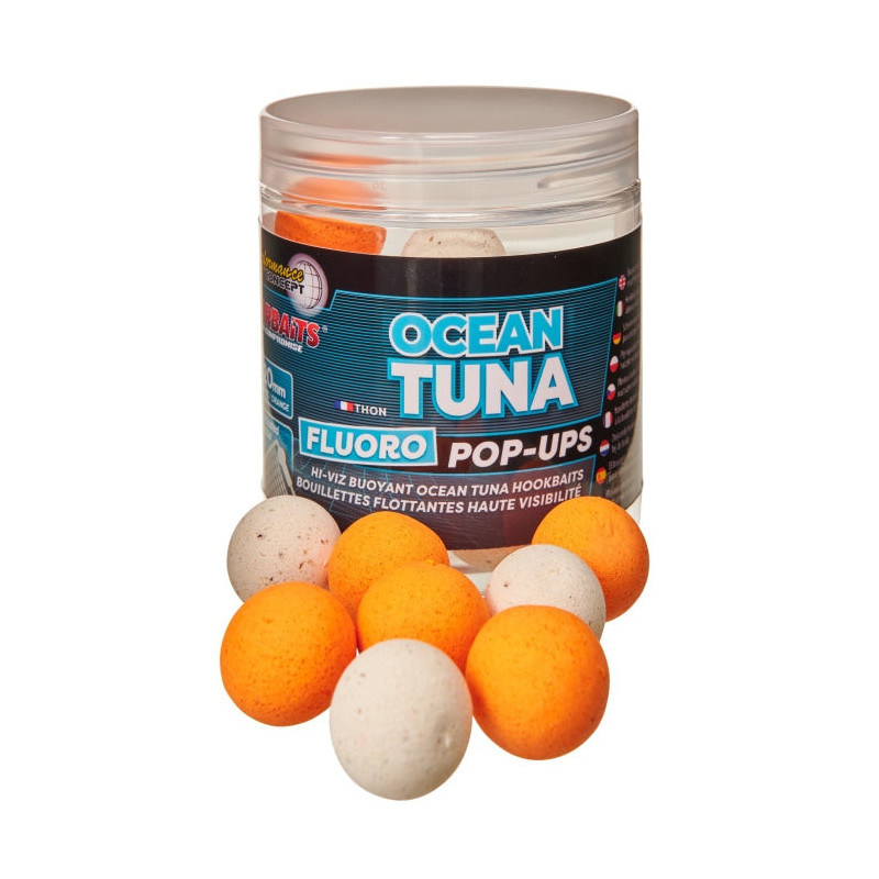 Appât PC Ocean Tuna Fluo Pop Up 20mm - Starbaits - 80gr