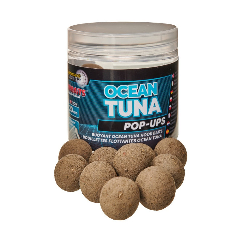 Appât PC Ocean Tuna Pop Up 20mm - Starbaits - 80gr