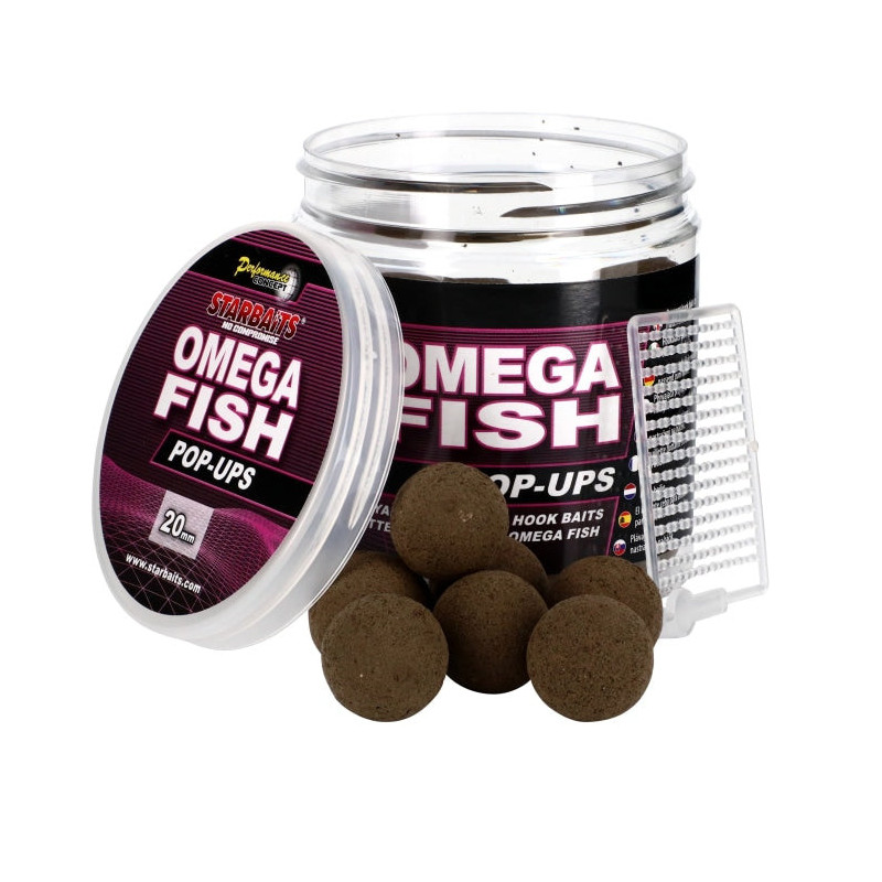 Appât PC Omega Fish Pop Up 20mm - Starbaits - 80gr
