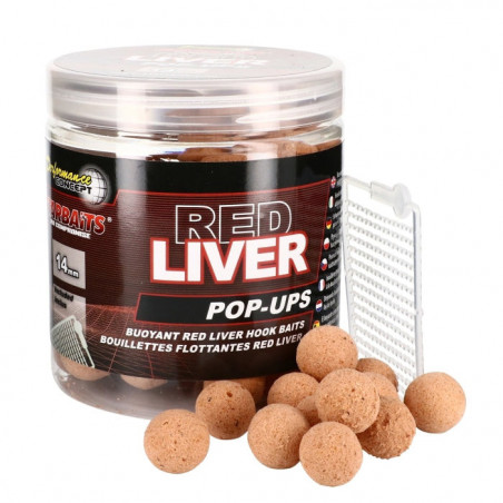 Appât PC Red Liver Pop Up 14mm - Starbaits - 80gr