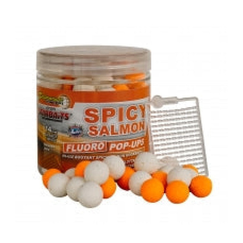 Appât PC Spicy Salmon Fluo Pop Up 14mm - Starbaits - 80gr