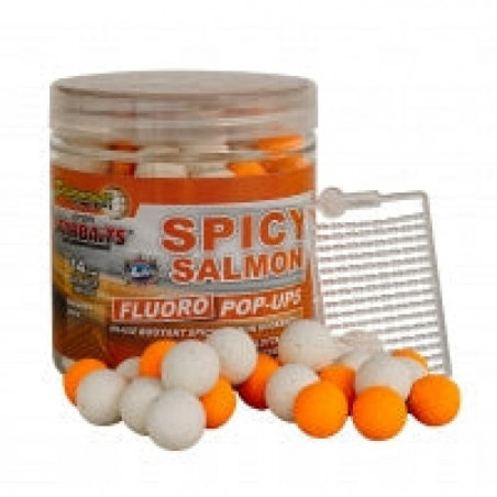 Appât PC Spicy Salmon Fluo Pop Up 14mm - Starbaits - 80gr