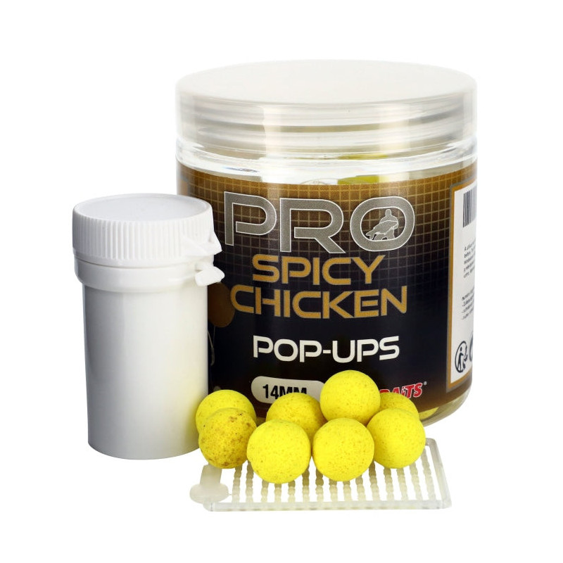 Appât Pro Spicy Chicken Pop Up 14mm - Starbaits - 80gr