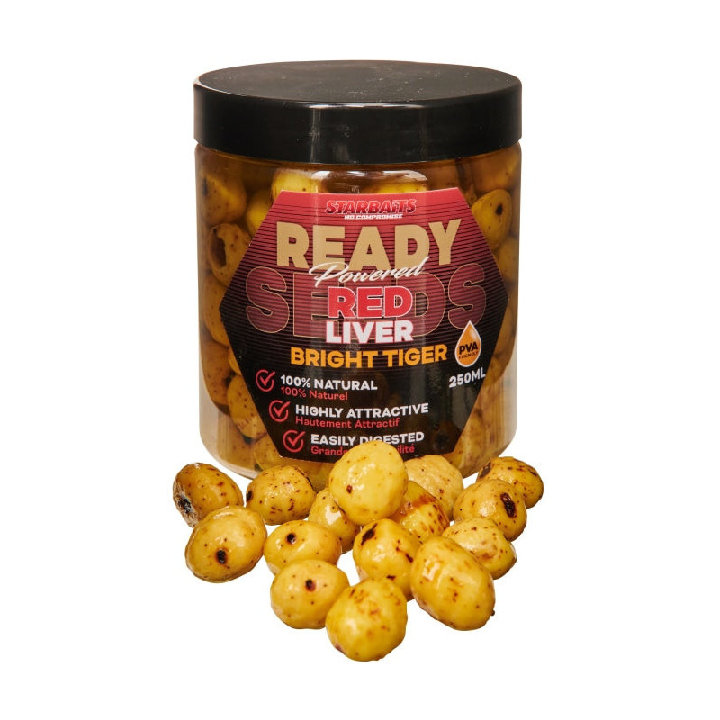 Appât Ready Seeds Bright Tiger Red Liver - Starbaits - 250ml