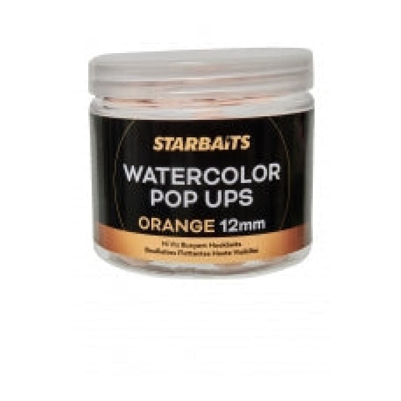 Appât Watercolor Pop Ups Orange 12mm - Starbaits - 70gr