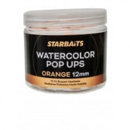 Appât Watercolor Pop Ups Orange 12mm - Starbaits - 70gr