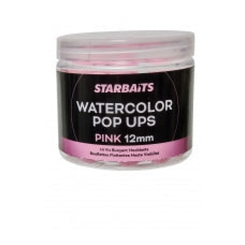Appât Watercolor Pop Ups Pink 12mm - Starbaits - 70gr