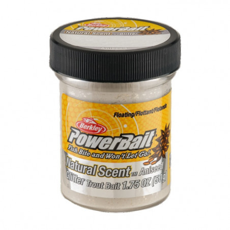 Appâts anisés Berkley PowerBait - Natural Glitter