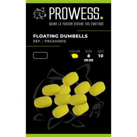 Appâts artificiels flottants Prowess Dumbells Eva - Par 10
