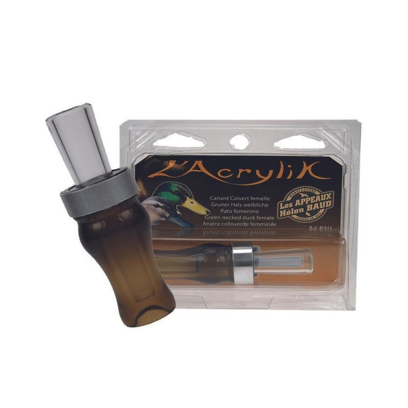 Appeau Colvert Femelle HB Calls Acrylique 2 Lamelles