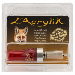 Appeau renard Hélen Baud souris L'Acrylik