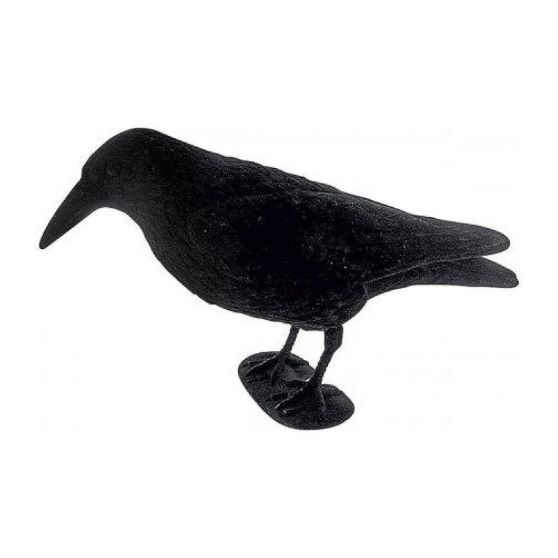 Appelant plastique Fuzyon Corbeau floqué sur pattes