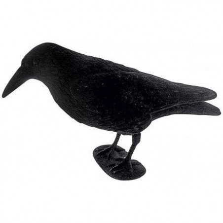 Appelant plastique Fuzyon Corbeau floqué sur pattes