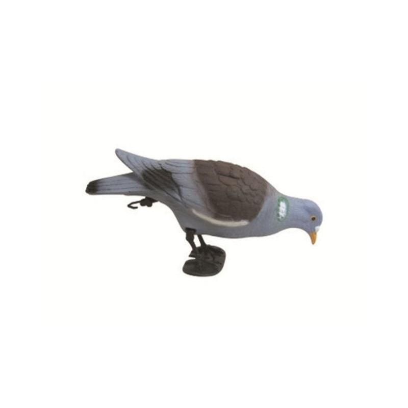 Appelant plastique Fuzyon Pigeon sur patte bequettant