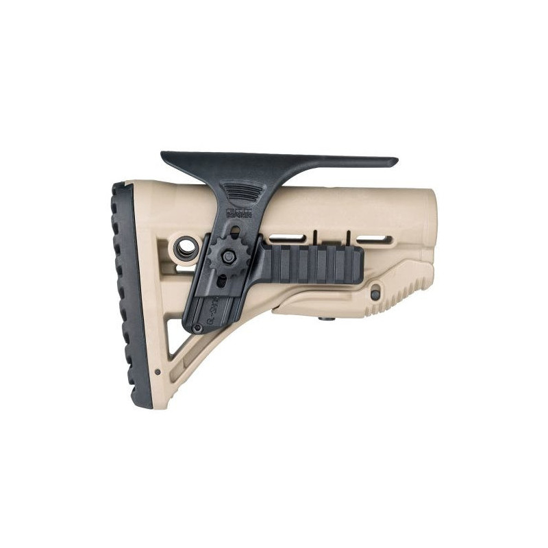Appuie Joue (seul) Fab Defense réglable pour crosse Shock-16 avec rails picatinny laterale