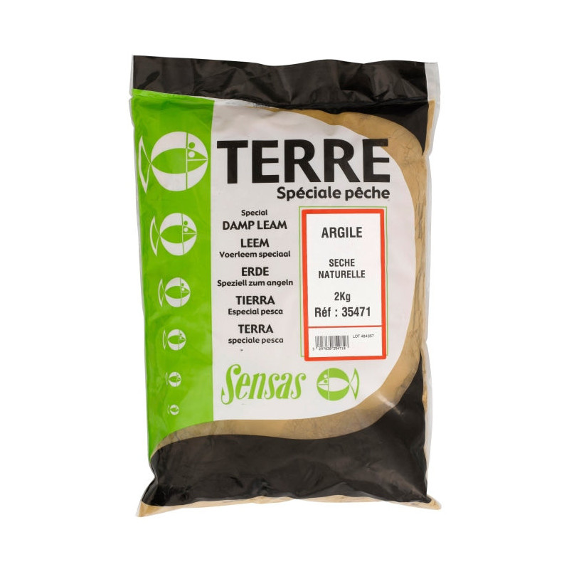 Argile sèche naturelle Sensas 2kg
