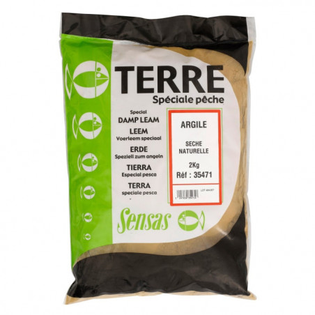 Argile sèche naturelle Sensas 2kg