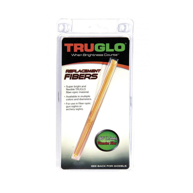 Assortiment 5 Fibres Optique Truglo Fluo Bicolore