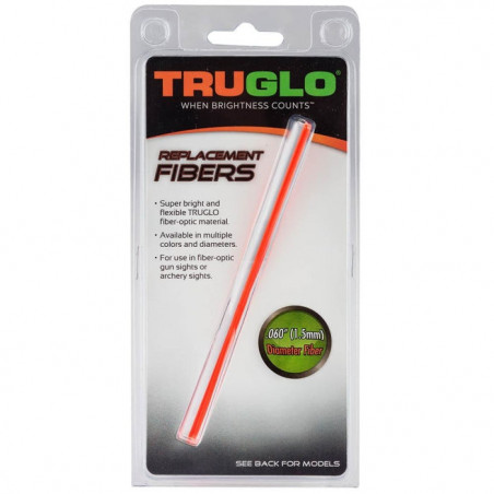 Assortiment 5 Fibres Optique Truglo Rouge fluo