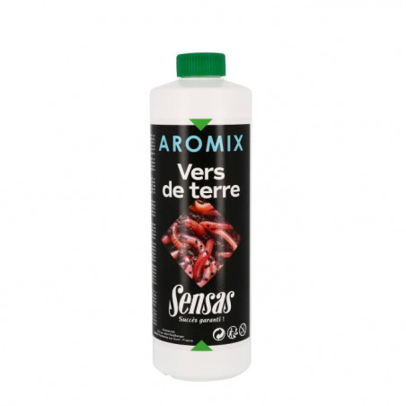 Attractant Aromix Vers de terre Sensas 500ml