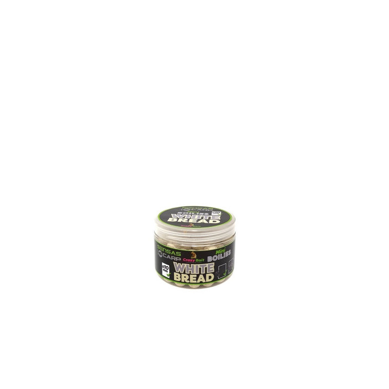Attractant Mini-Boilies White Bread Sensas 80g