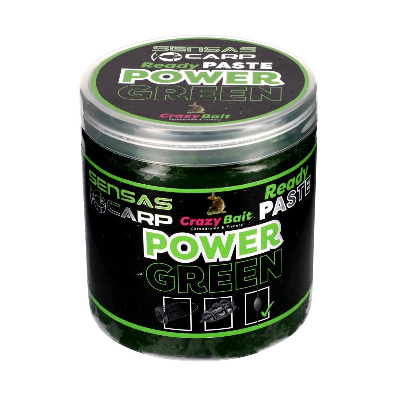 Attractant Ready Paste Power green Sensas 250g