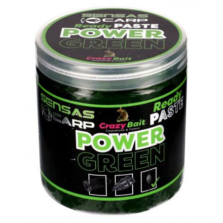 Attractant Ready Paste Power green Sensas 250g