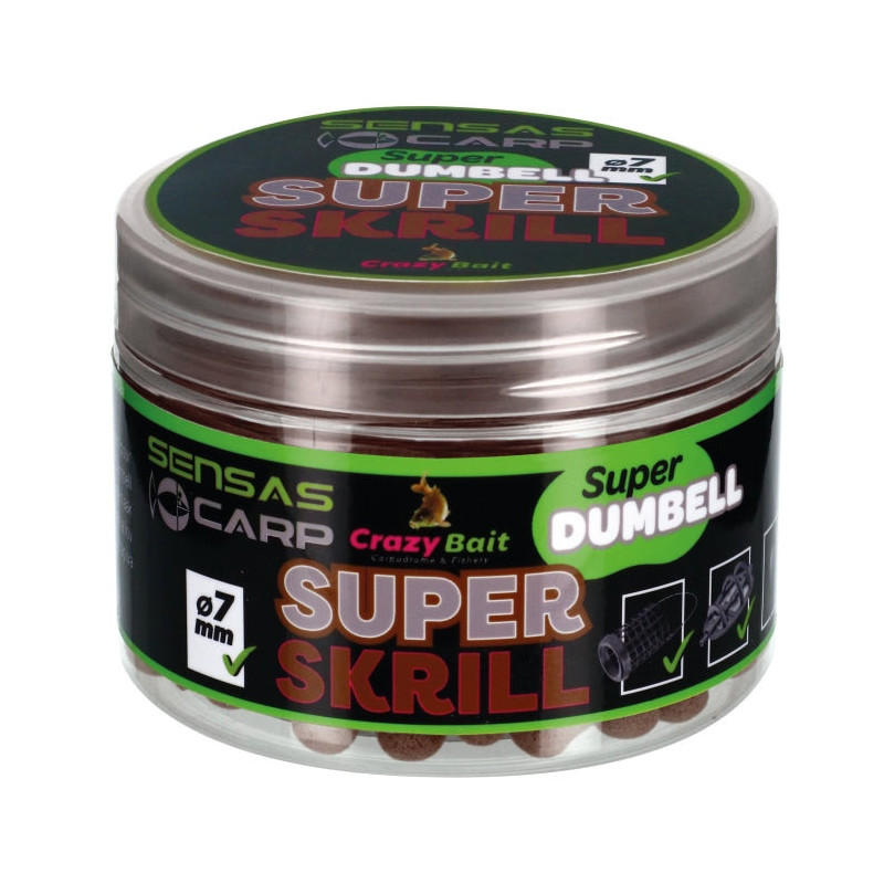 Attractant Super Dumbell 7mm Super Skrill Sensas 80g