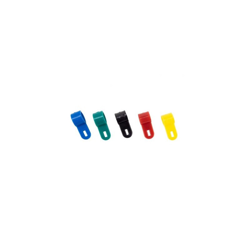 Bague Attache Plastique Januel Sans Vis Couleurs Assorties