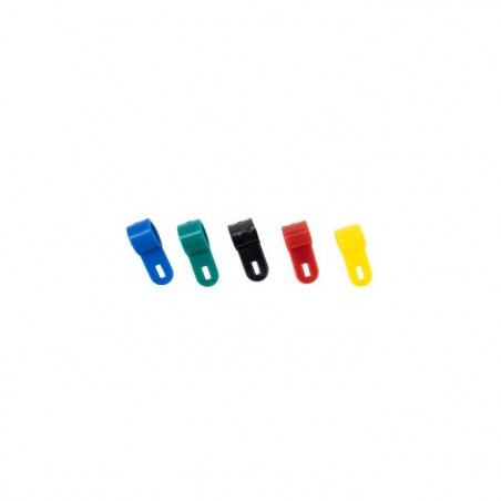 Bague Attache Plastique Januel Sans Vis Couleurs Assorties