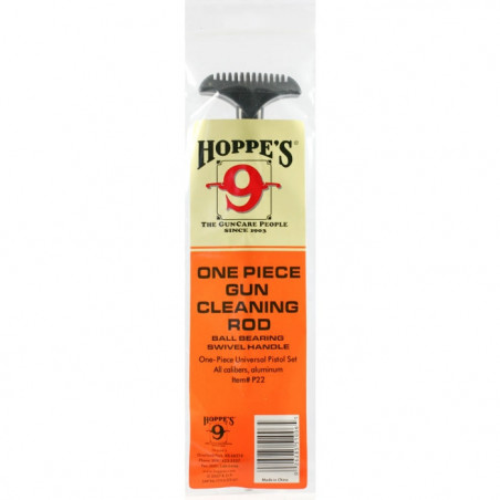 Baguette Aluminium Hoppe's pour Arme de Poing - Tire Chiffon - Tous Calibre
